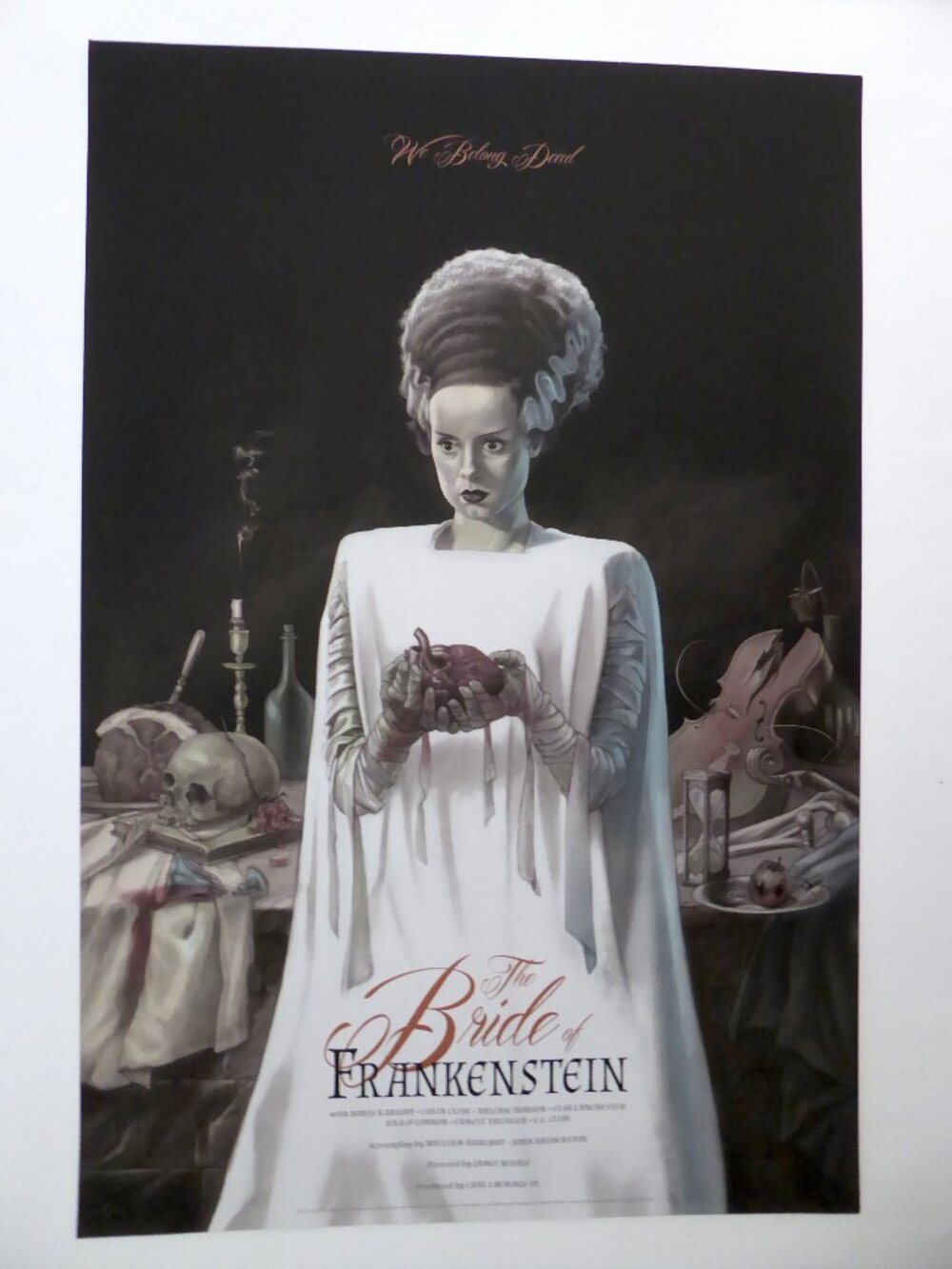 NEW LE #277/325 BRIDE OF FRANKENSTEIN JONATHAN BURTON MONDO ART PRINT POSTER